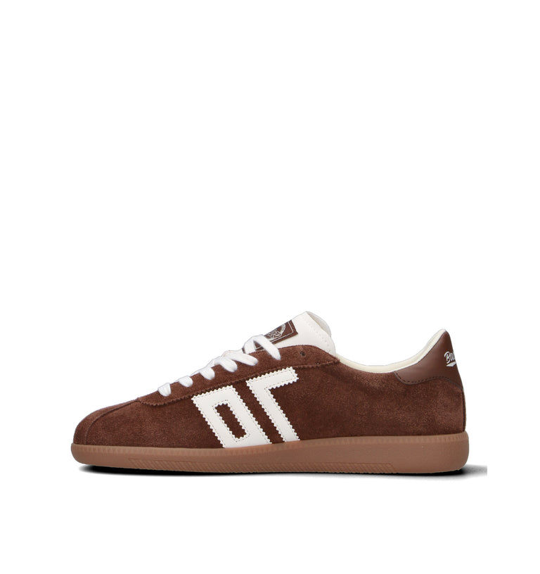 BACK70 Sneaker uomo cuoio in suede