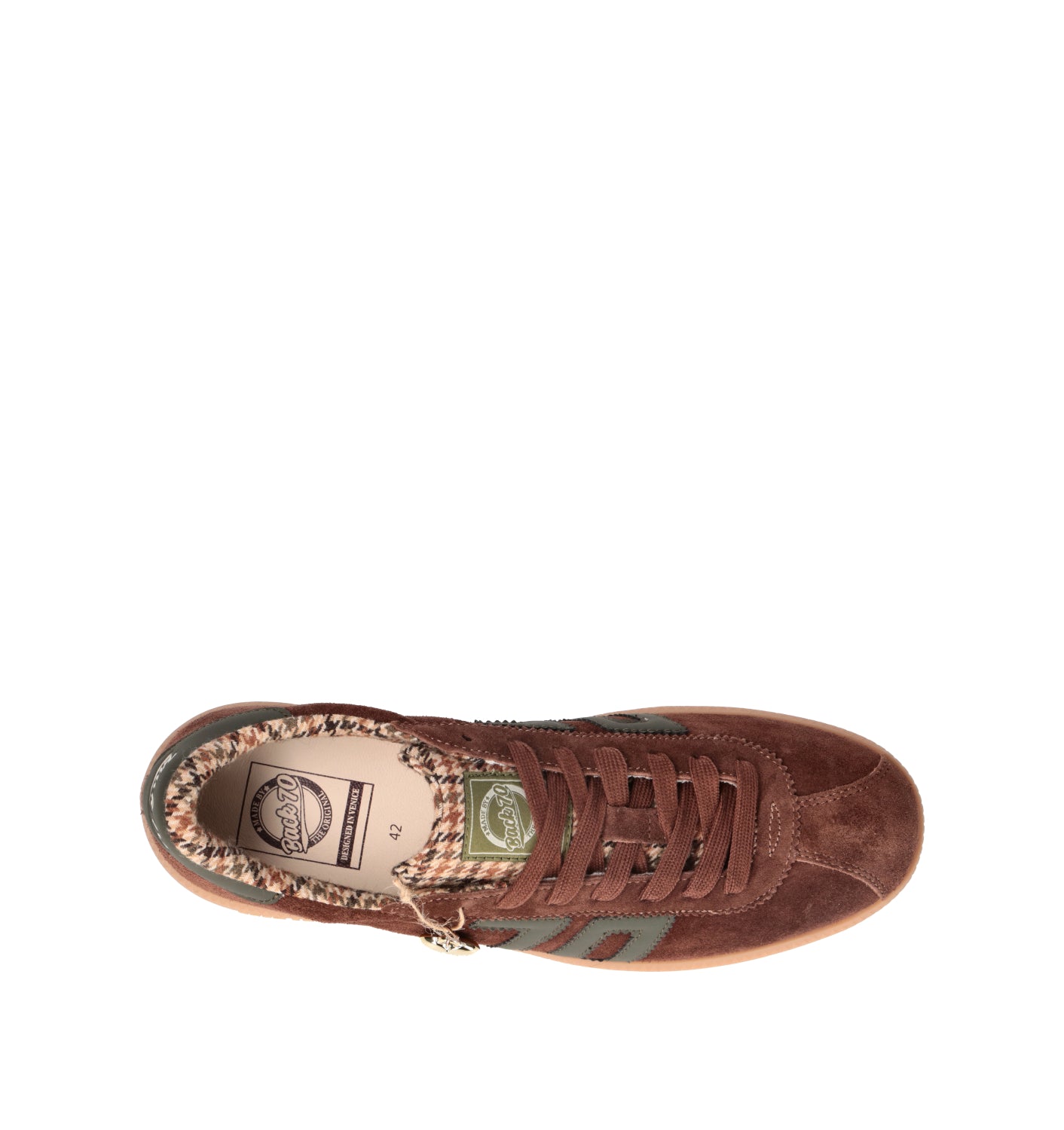 BACK 70 Sneaker uomo marrone in suede
