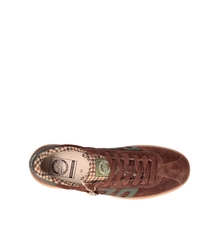 BACK 70 Sneaker uomo marrone in suede