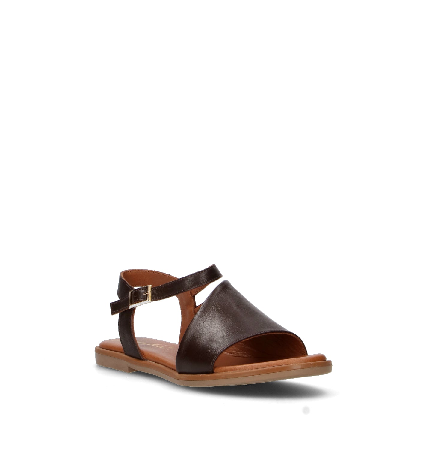 GRAFIA Sandalo donna marrone in pelle