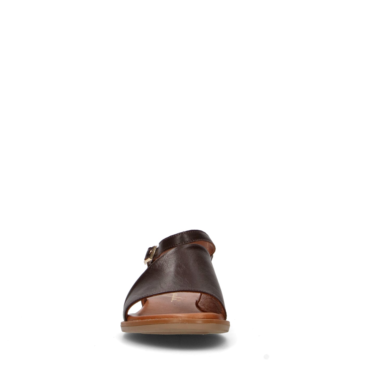 GRAFIA Sandalo donna marrone in pelle