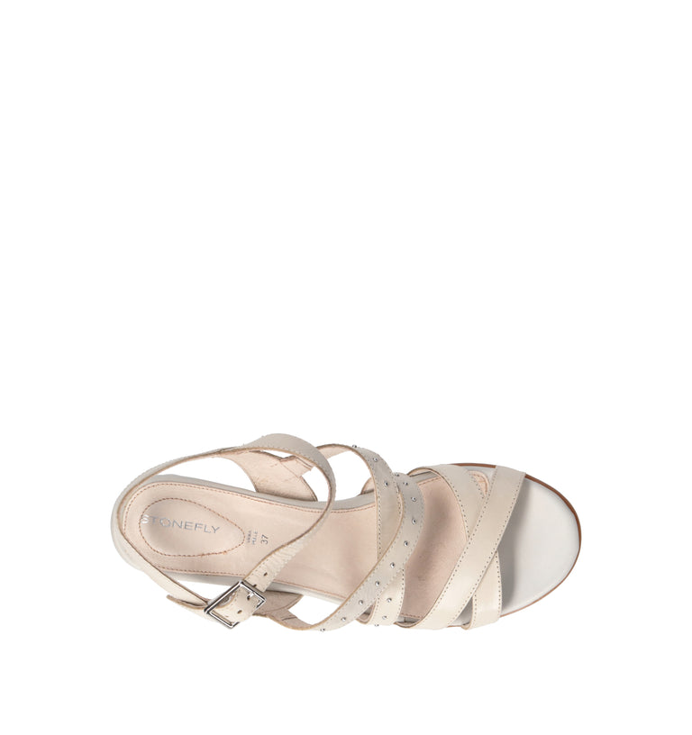 STONEFLY Sandalo donna grigio in pelle