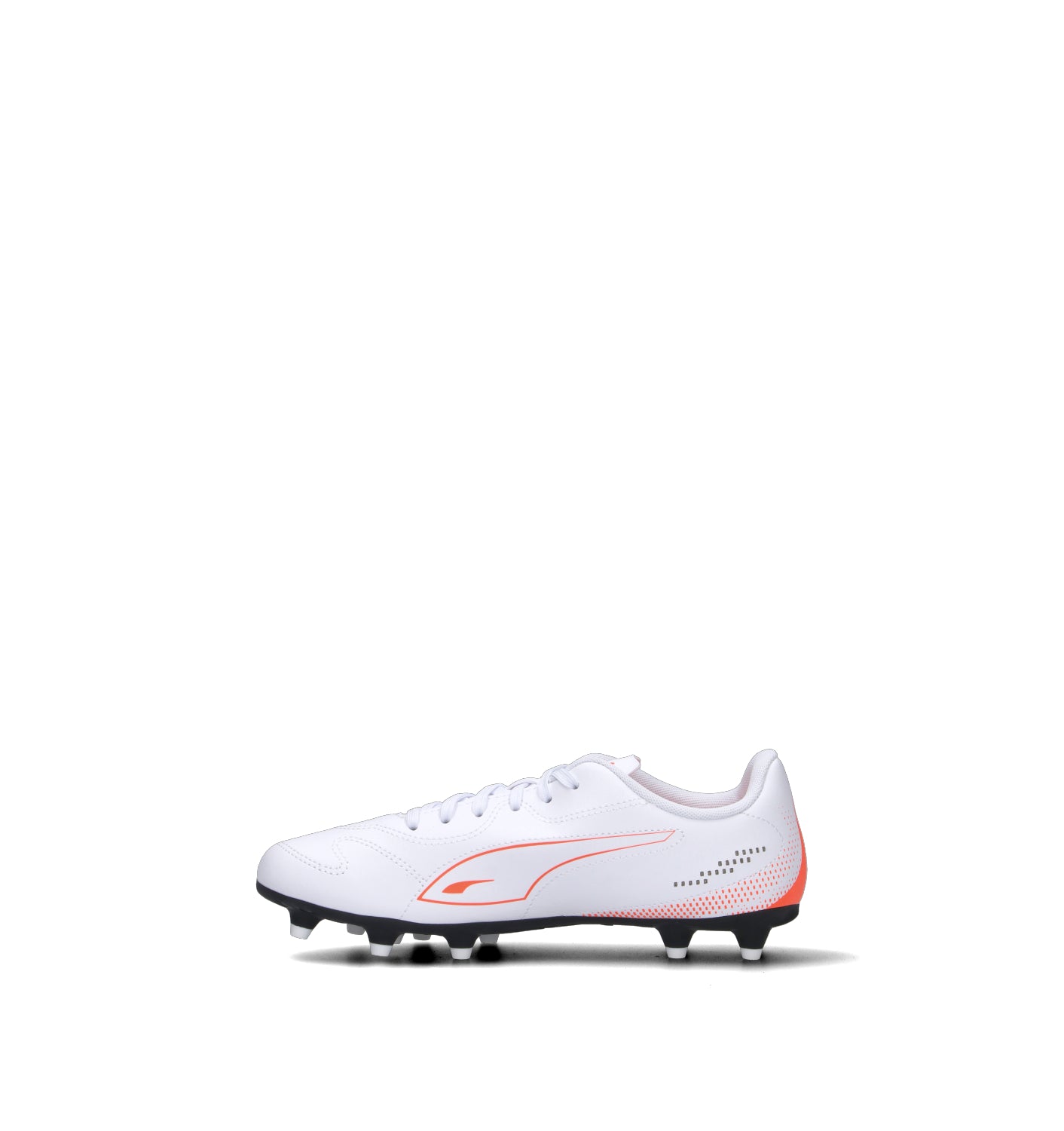 PUMA VITORIA II FG7AG Jr Scarpa calcio bimbo bianca/arancione