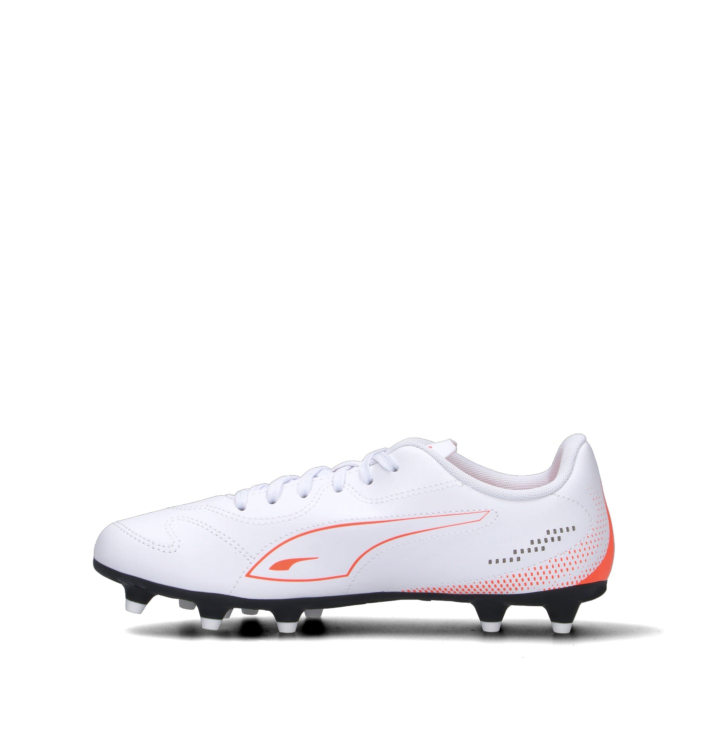 PUMA VITORIA II FG7AG Jr Scarpa calcio ragazzo bianca/arancione