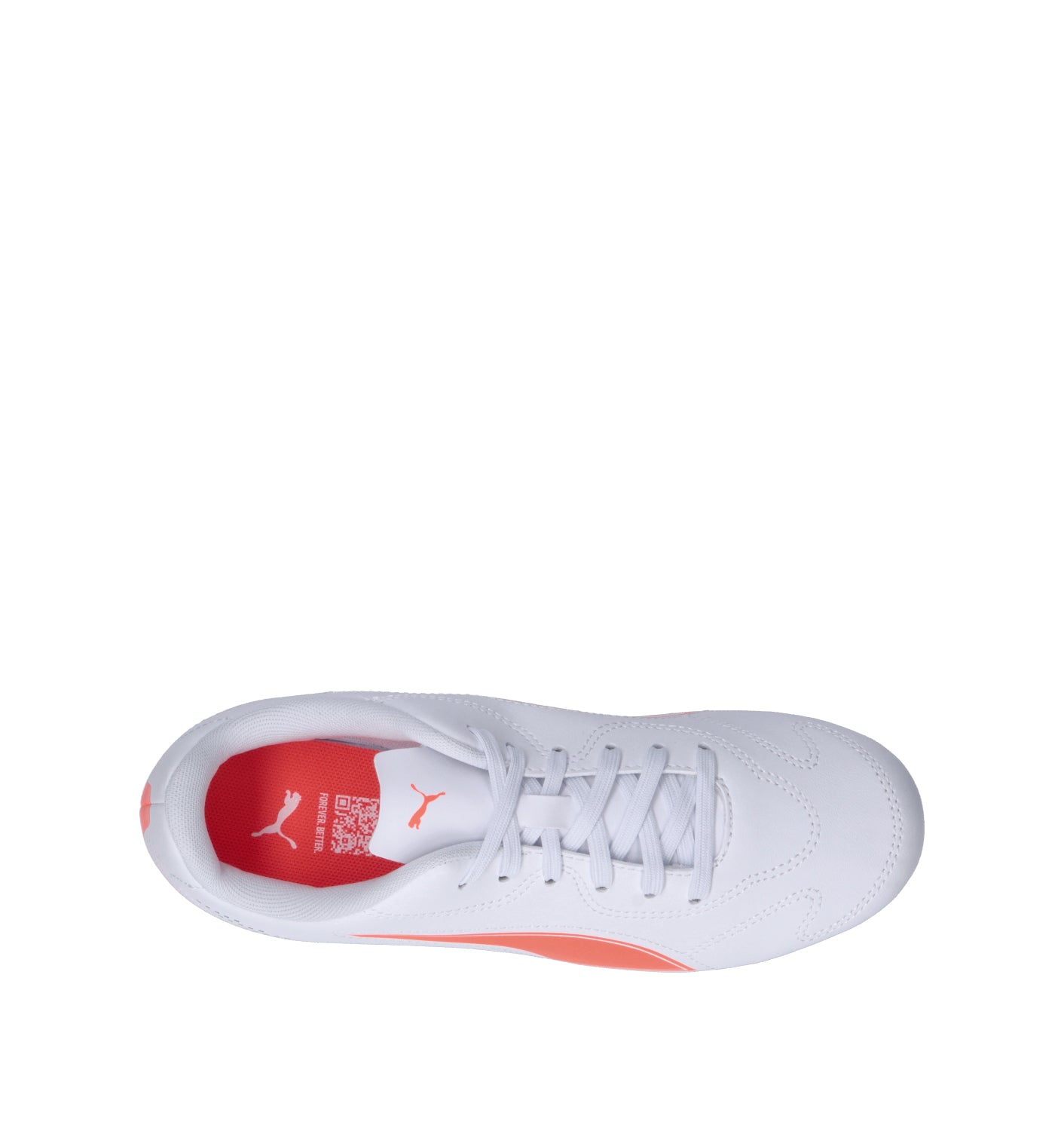 PUMA VITORIA II FG7AG Jr Scarpa calcio ragazzo bianca/arancione