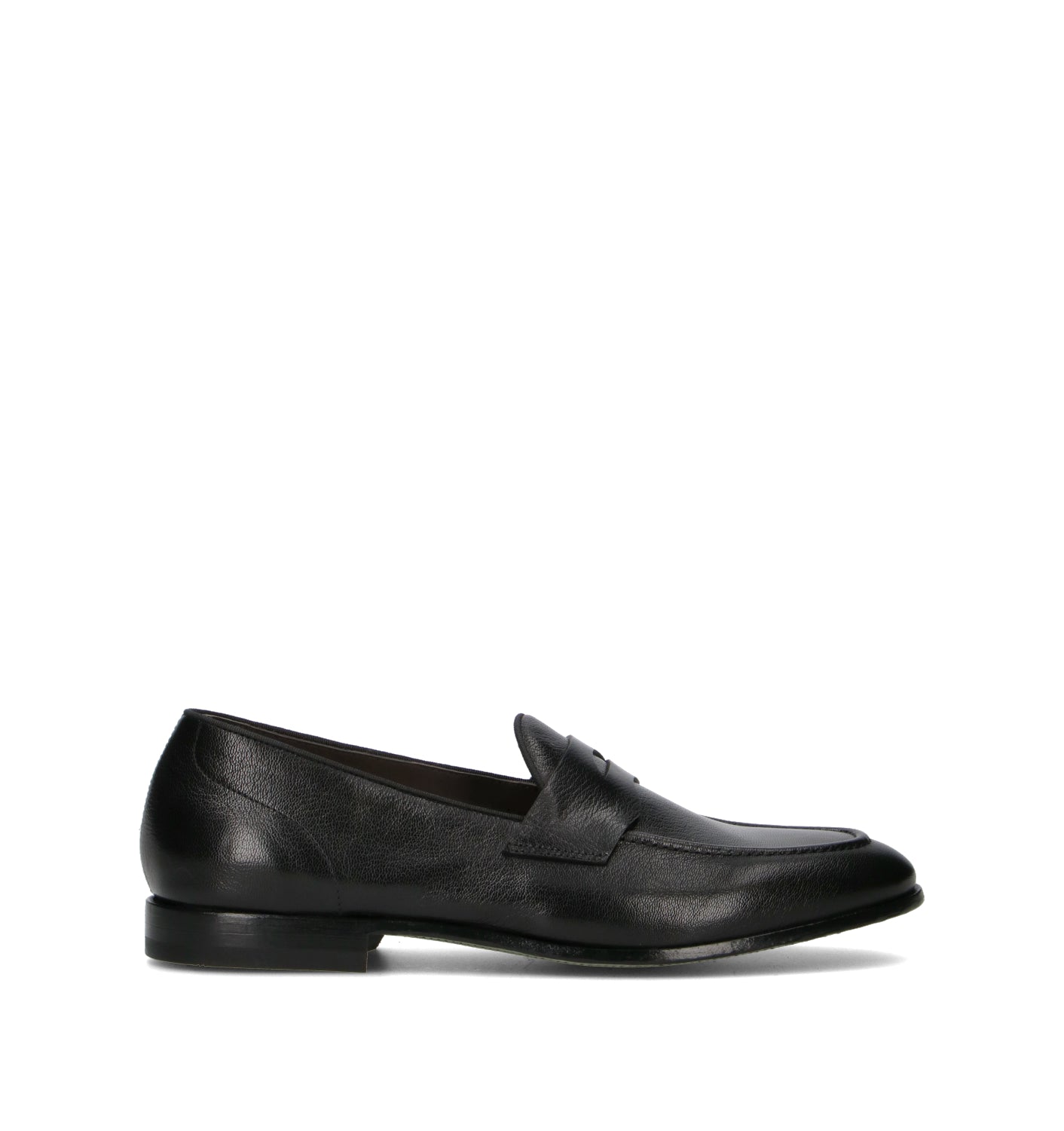 GREEN GEORGE Mocassino uomo nero in pelle