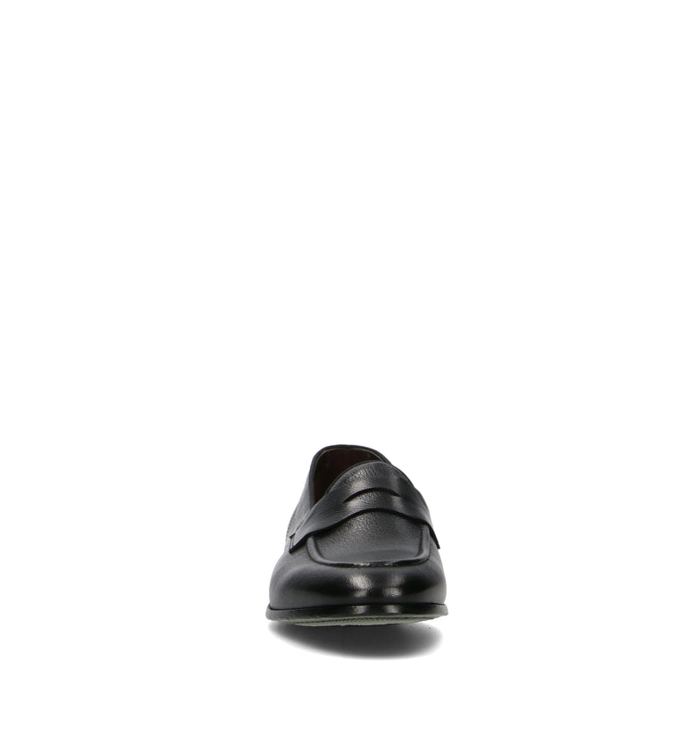 GREEN GEORGE Mocassino uomo nero in pelle
