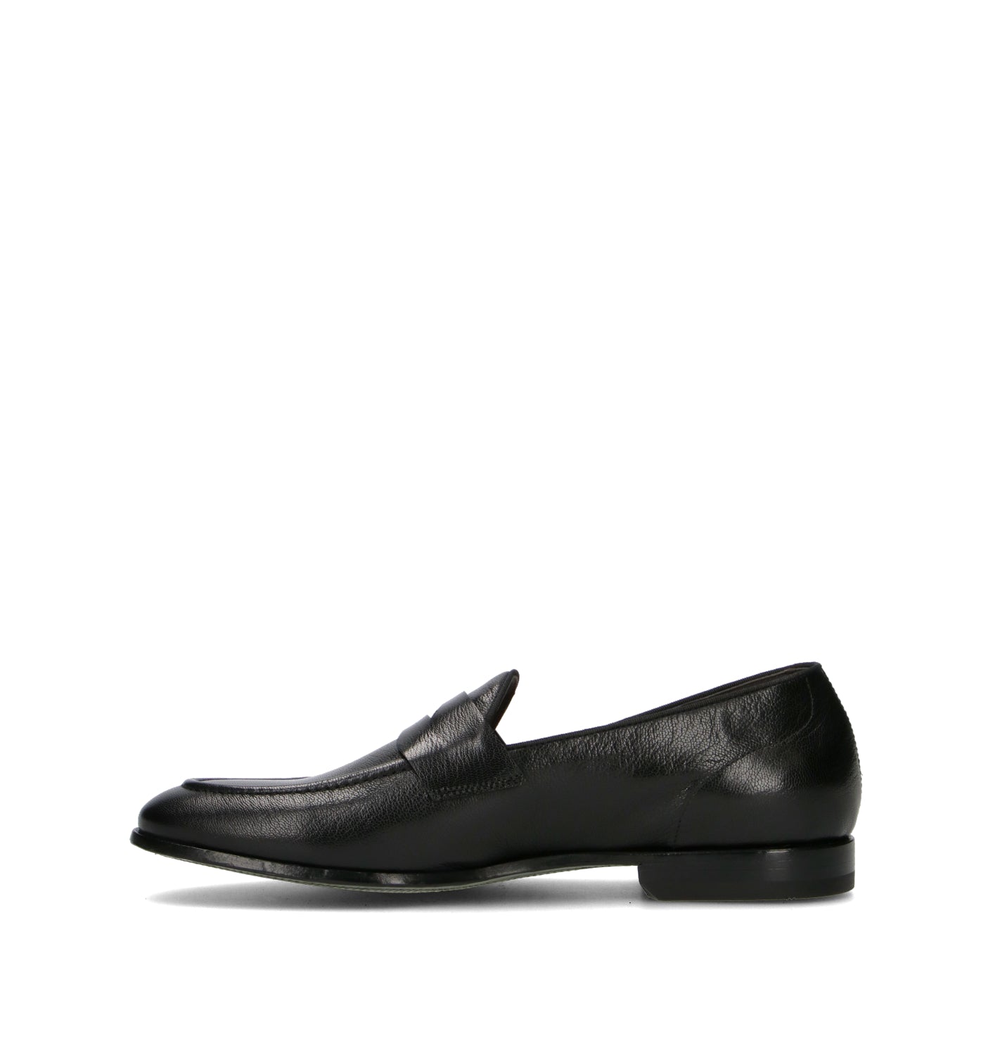 GREEN GEORGE Mocassino uomo nero in pelle