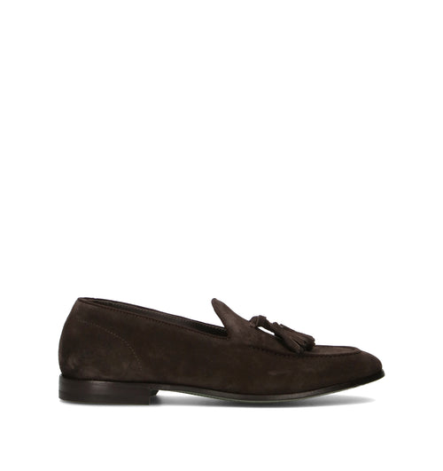 GREEN GEORGE Mocassino uomo marrone in suede