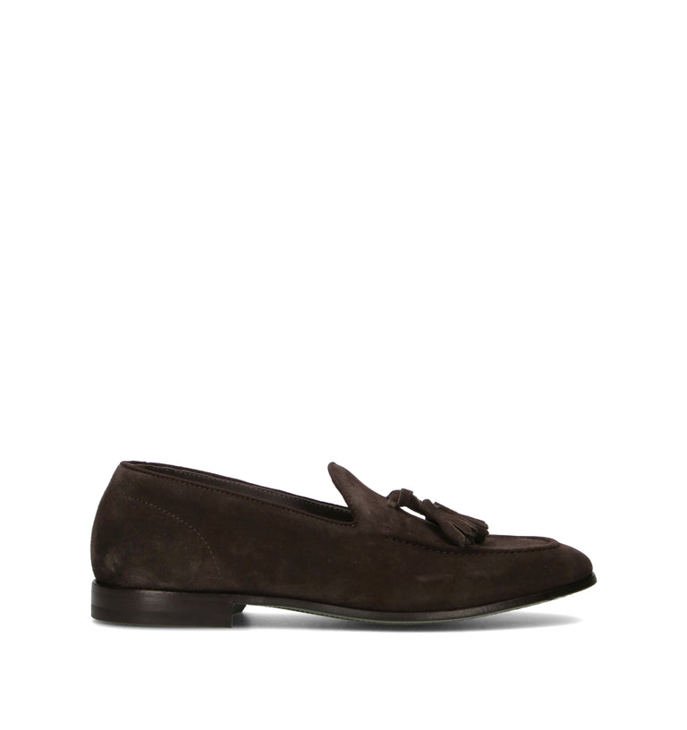 GREEN GEORGE Mocassino uomo marrone in suede