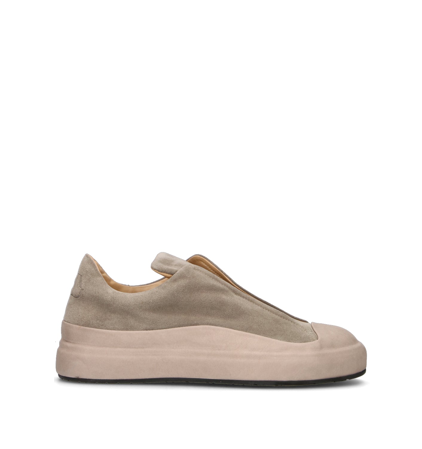 ERNESTO DOLANI Sneaker uomo grigia in suede