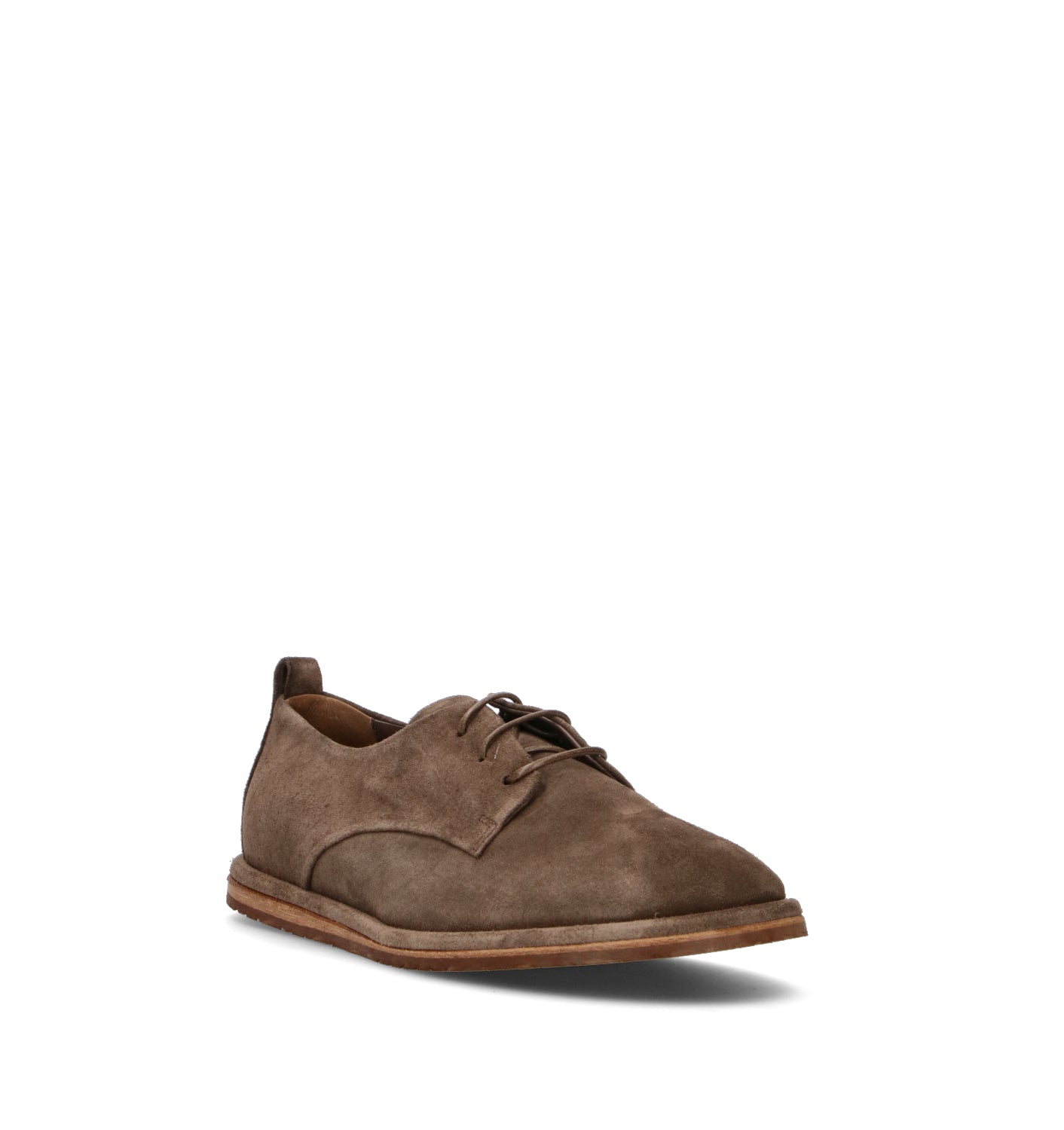 ERNESTO DOLANI Stringata uomo marrone in suede