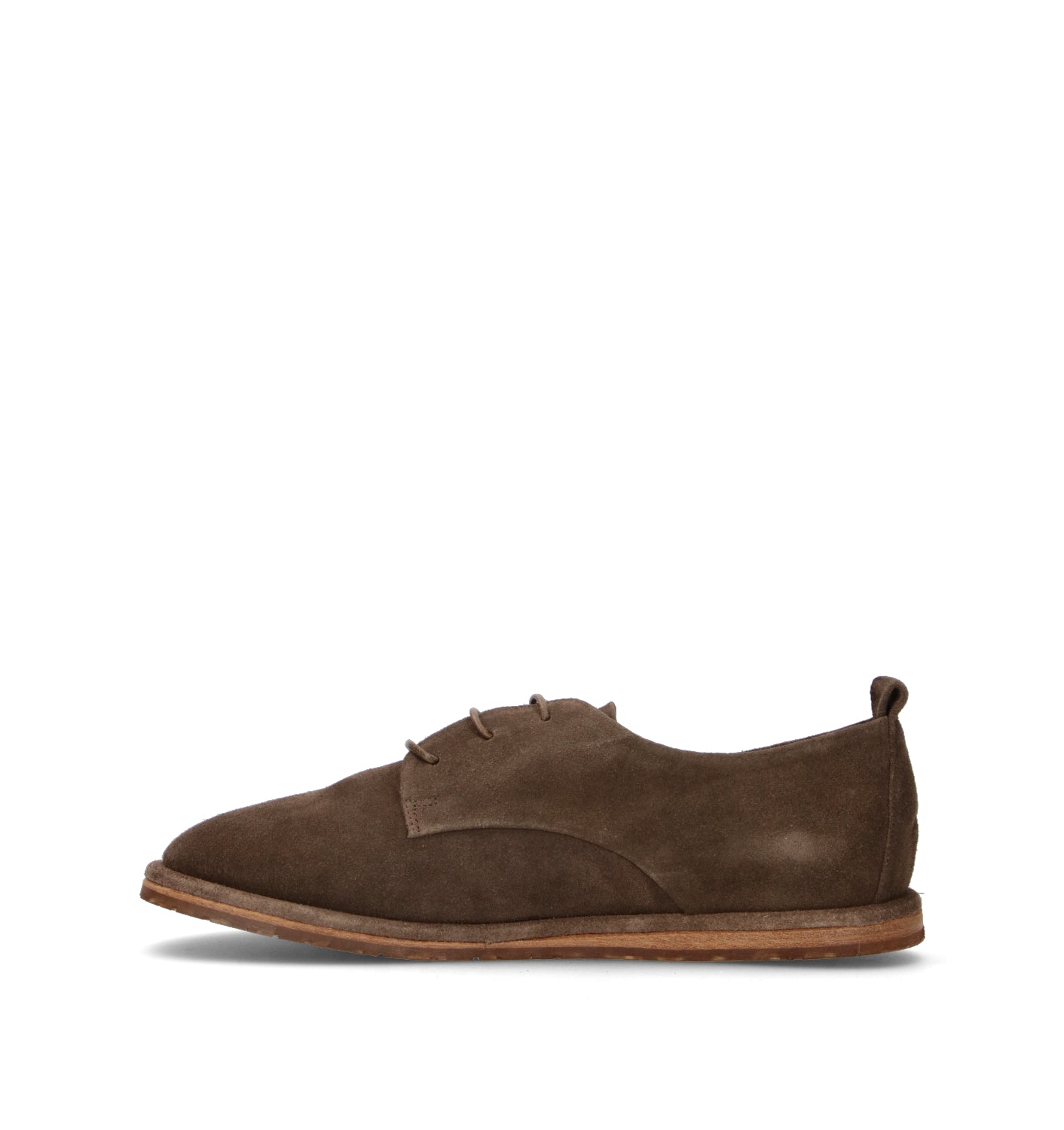 ERNESTO DOLANI Stringata uomo marrone in suede