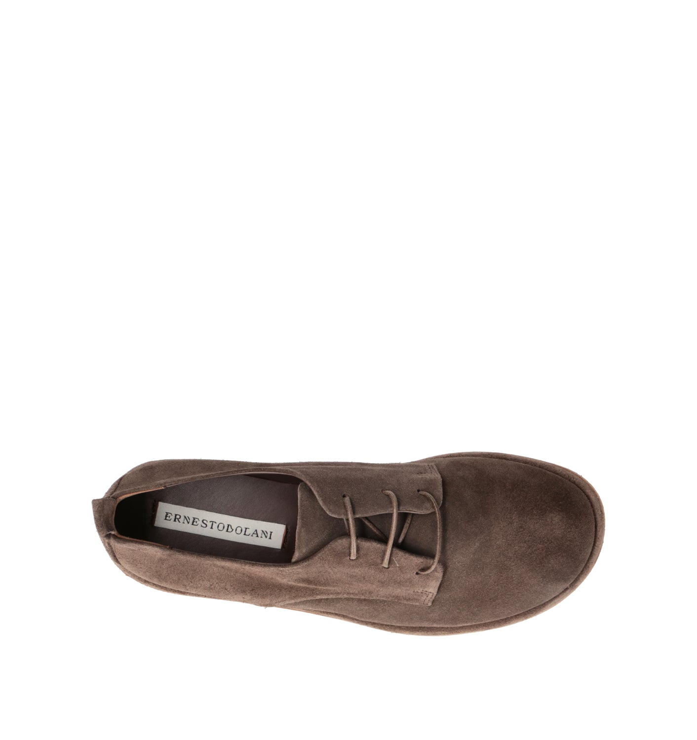 ERNESTO DOLANI Stringata uomo marrone in suede