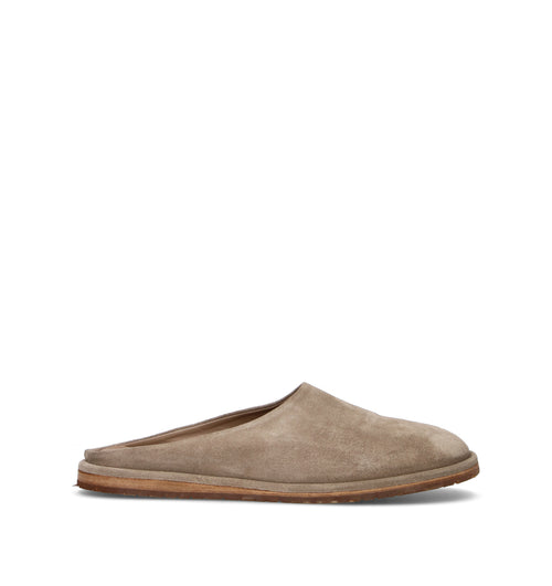 ERNESTO DOLANI Sabot uomo grigio in suede