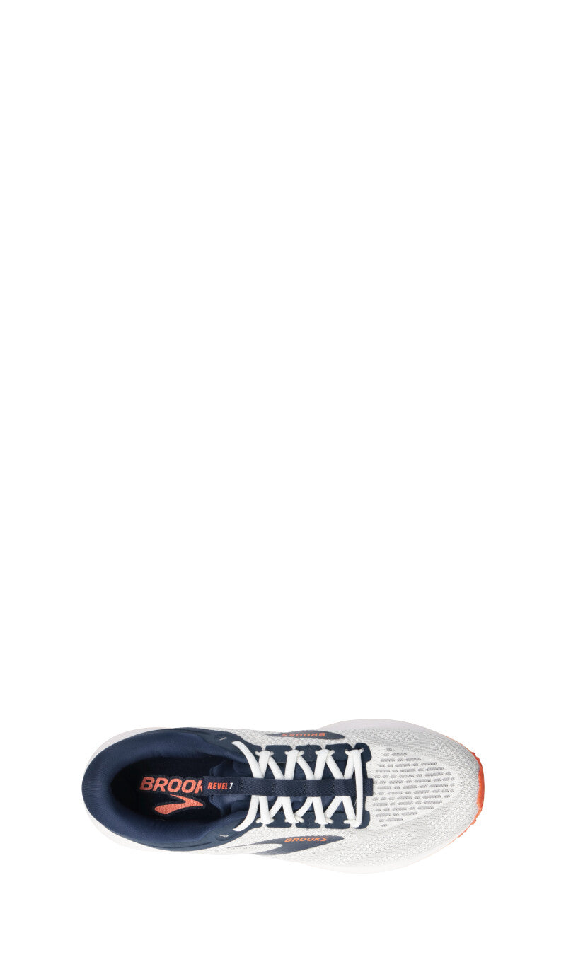BROOKS REVEL 7 Scarpa running uomo bianca