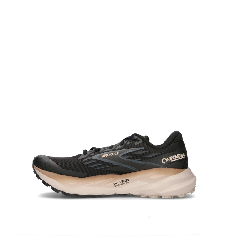 BROOKS CASCADIA 19 GTX Scarpa trail running uomo nera in gore-tex