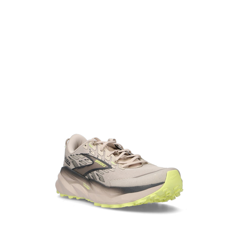 BROOKS CASCADIA 19 Scarpa trail running uomo beige