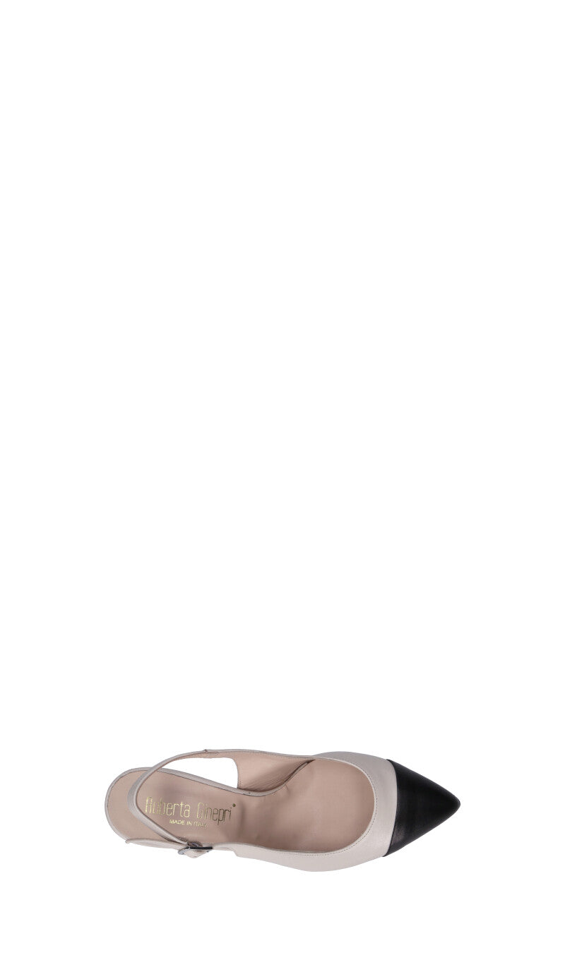 ROBERTA GINEPRI Slingback donna panna