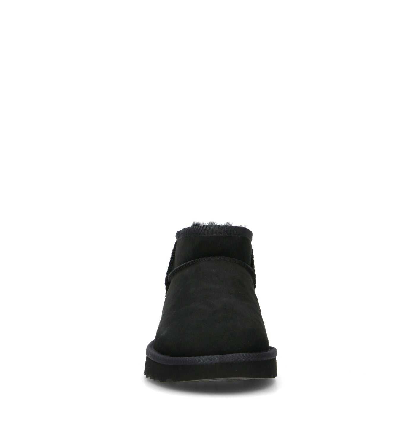 UGG W CLASSIC ULTRA MINI Tronchetto donna nero in suede