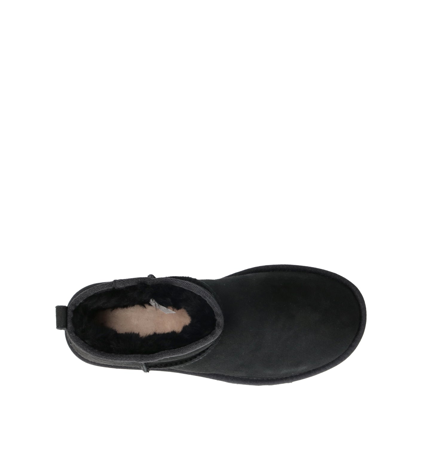UGG W CLASSIC ULTRA MINI Tronchetto donna nero in suede