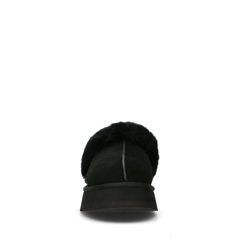 UGG W DISQUETTE Ciabatta donna nera in suede