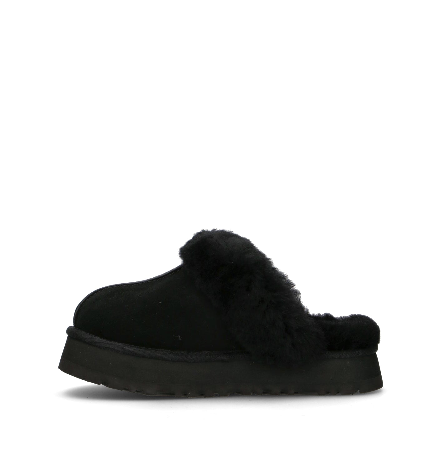 UGG W DISQUETTE Ciabatta donna nera in suede