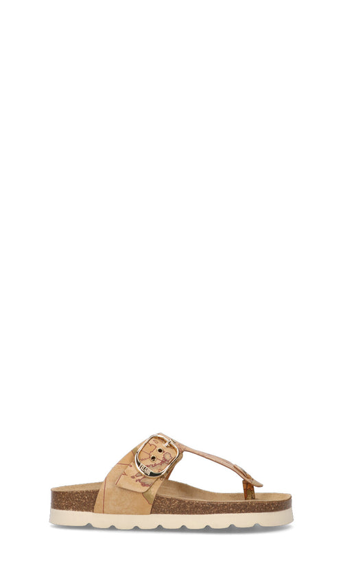 ALVIERO MARTINI Ciabatta donna beige