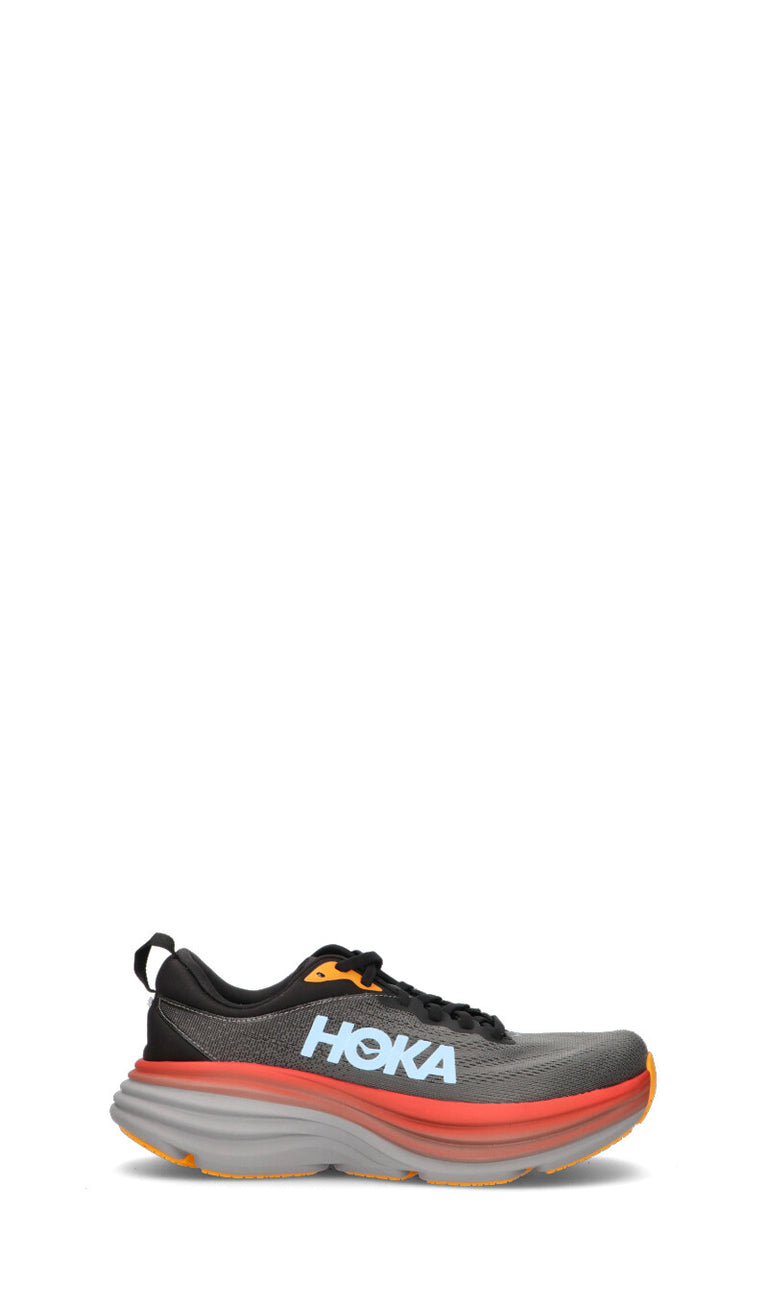 HOKA ONE ONE Sneaker uomo grigia/nera/arancione