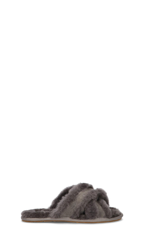 UGG - SCUFFITA Ciabatta donna charcoal in montone