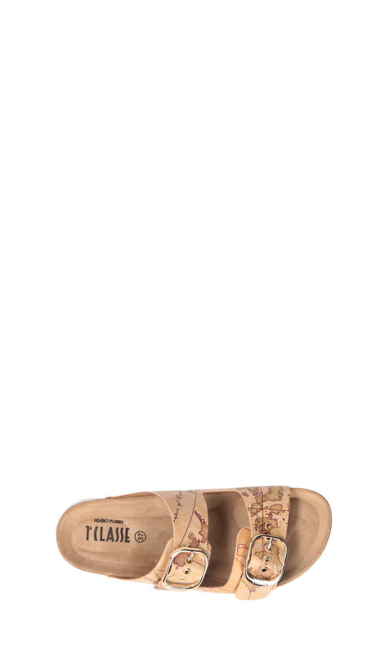 ALVIERO MARTINI Ciabatta donna beige