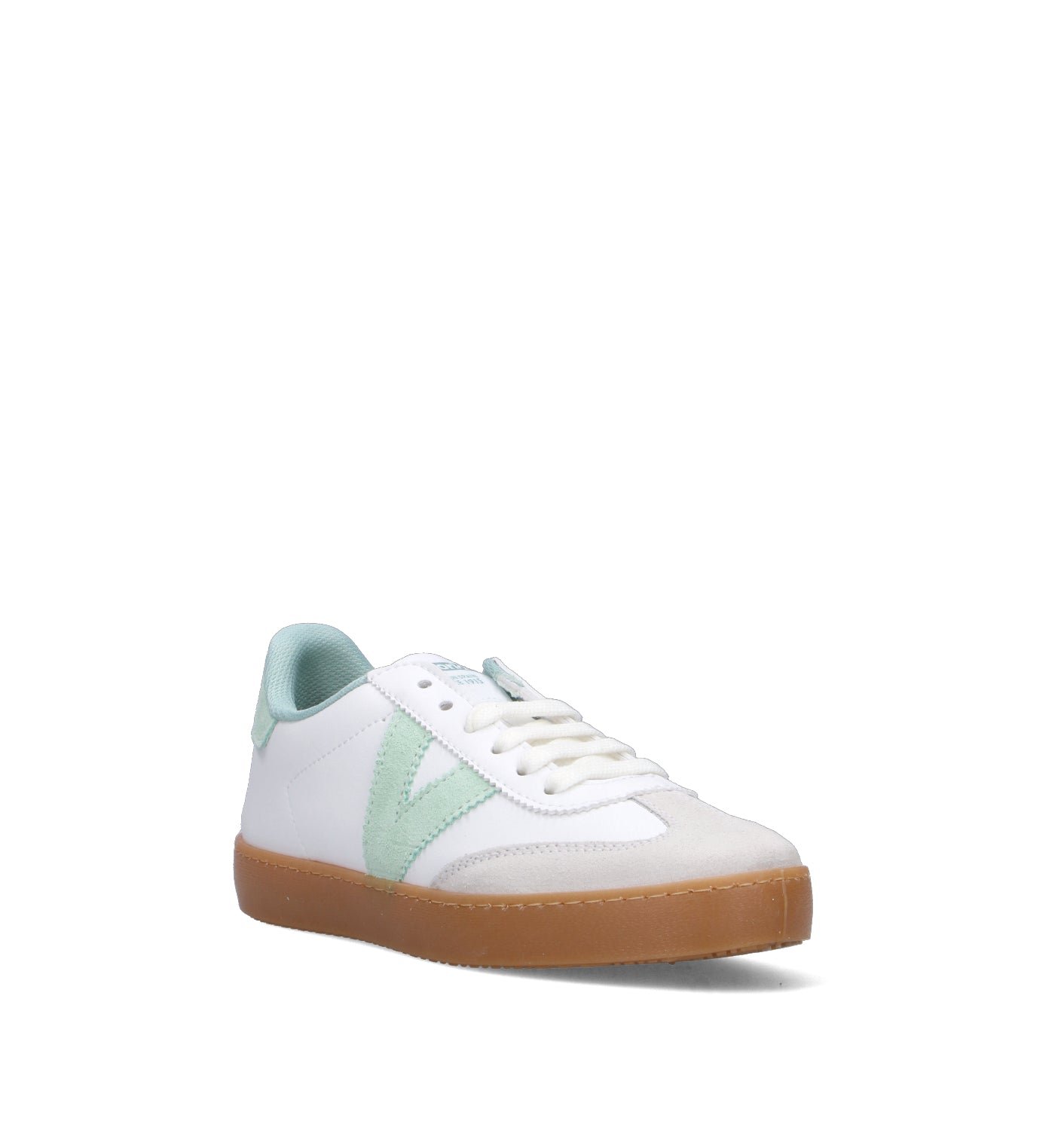 VICTORIA Sneaker donna bianca/acquamarina