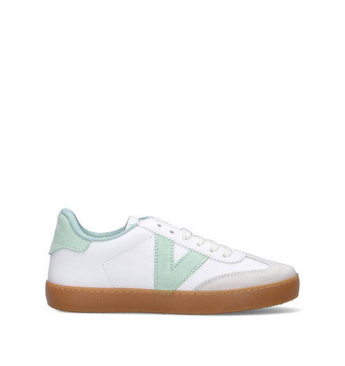 VICTORIA Sneaker donna bianca/acquamarina