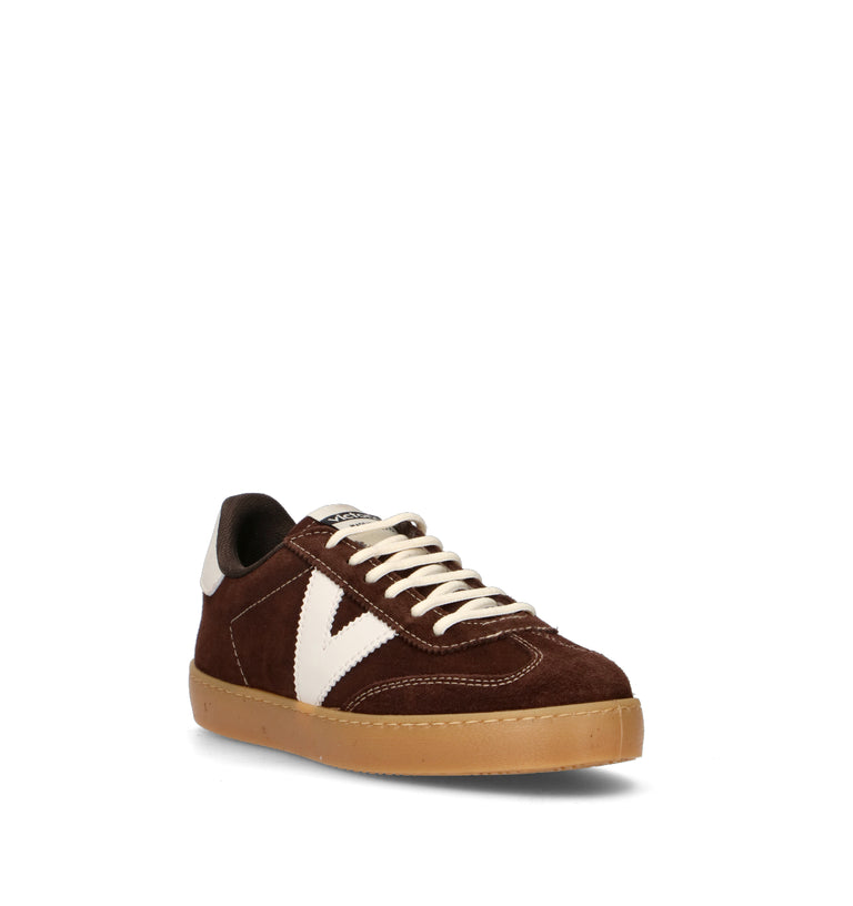 VICTORIA Sneaker donna marrone in suede