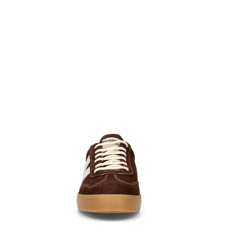 VICTORIA Sneaker donna marrone in suede