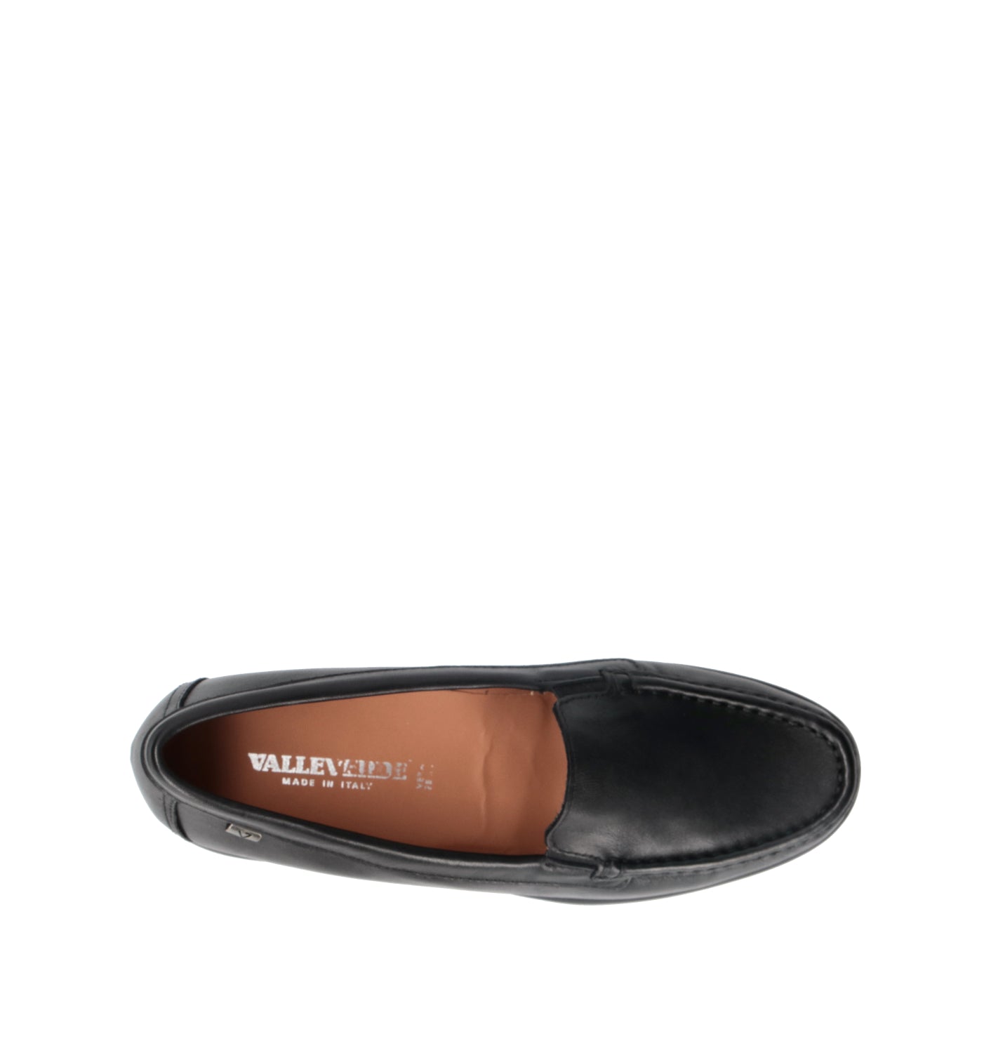 VALLEVERDE Mocassino donna nero in pelle