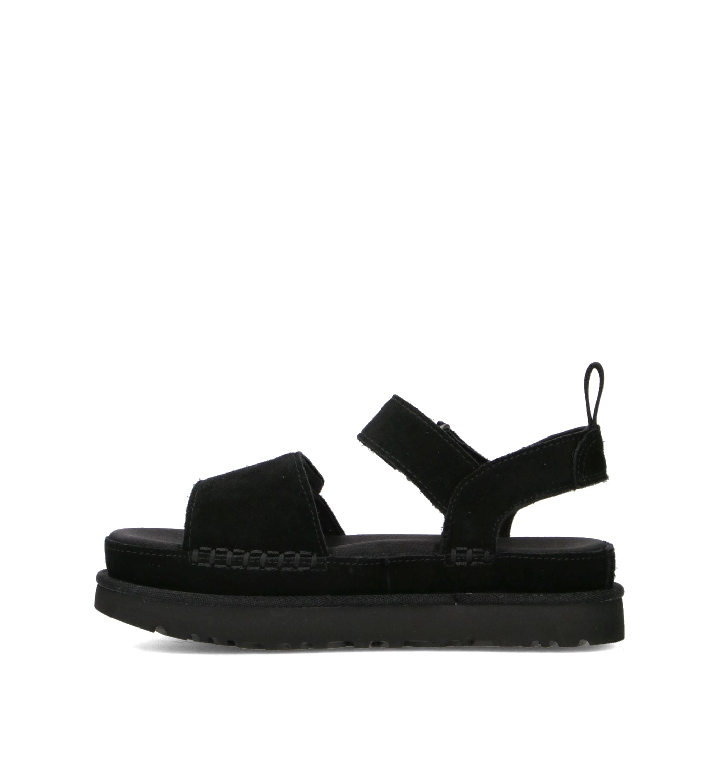 UGG W GOLDENSTAR Sandalo donna nero in suede