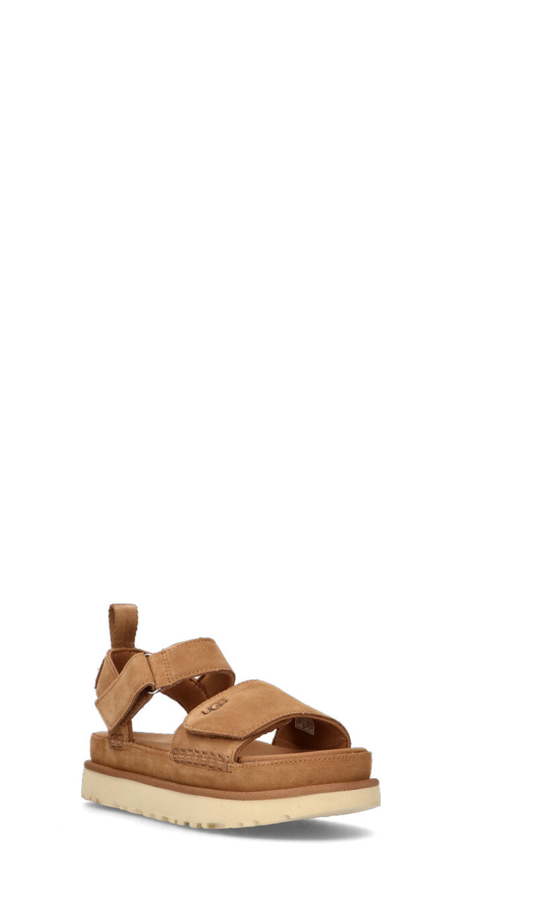 UGG W GOLDENSTAR Sandalo donna chestnut in suede