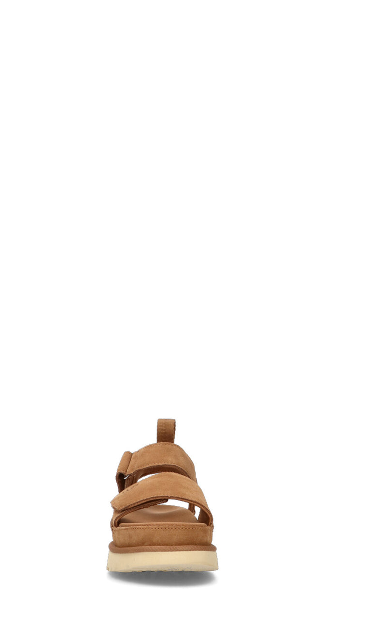 UGG W GOLDENSTAR Sandalo donna chestnut in suede