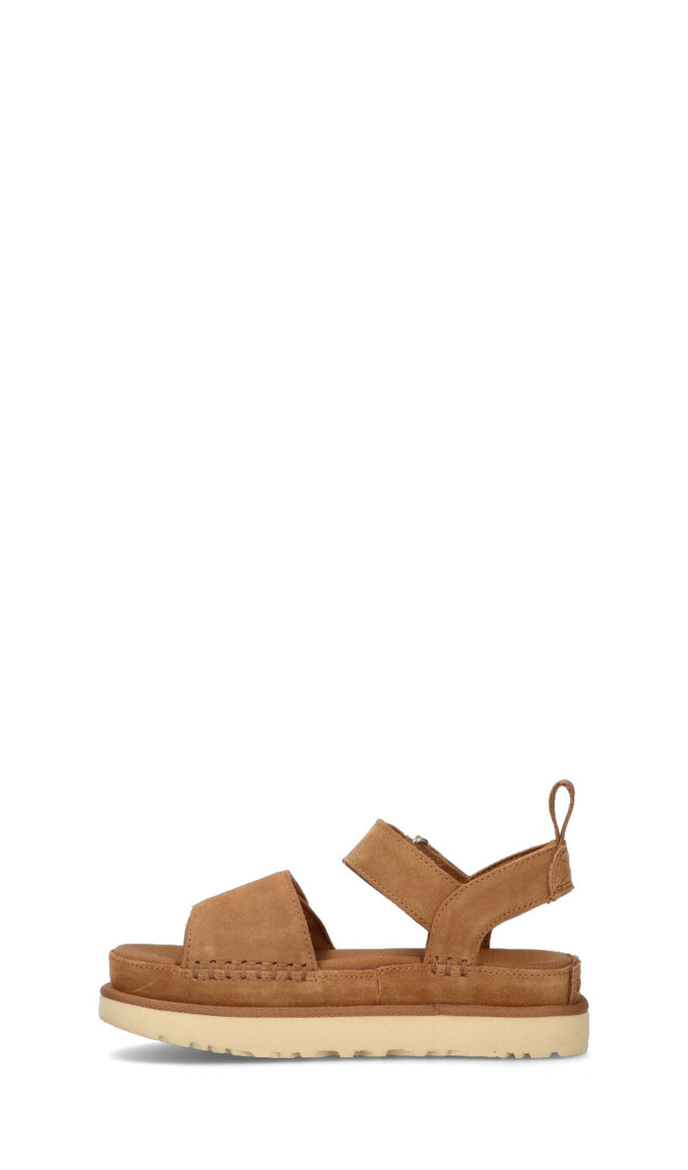 UGG W GOLDENSTAR Sandalo donna chestnut in suede