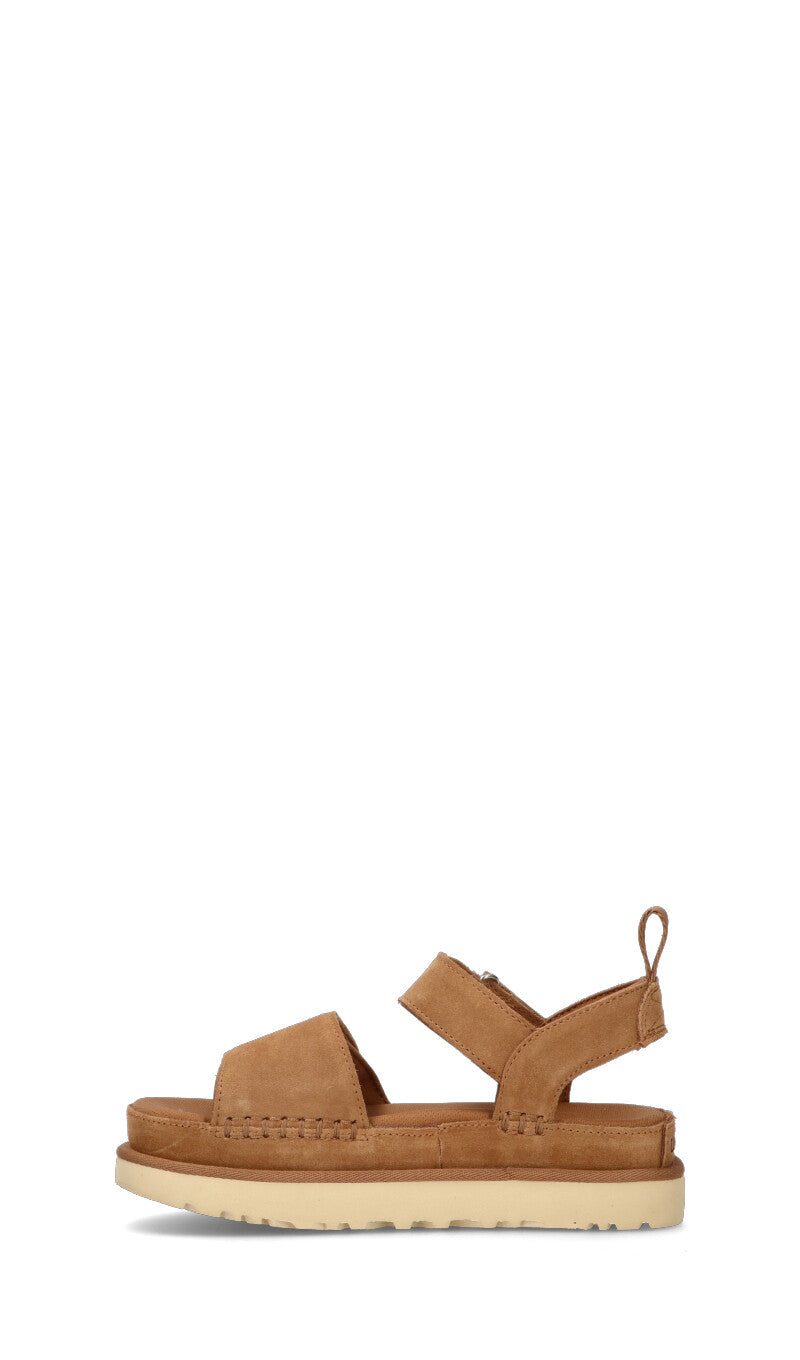 UGG W GOLDENSTAR Sandalo donna chestnut in suede