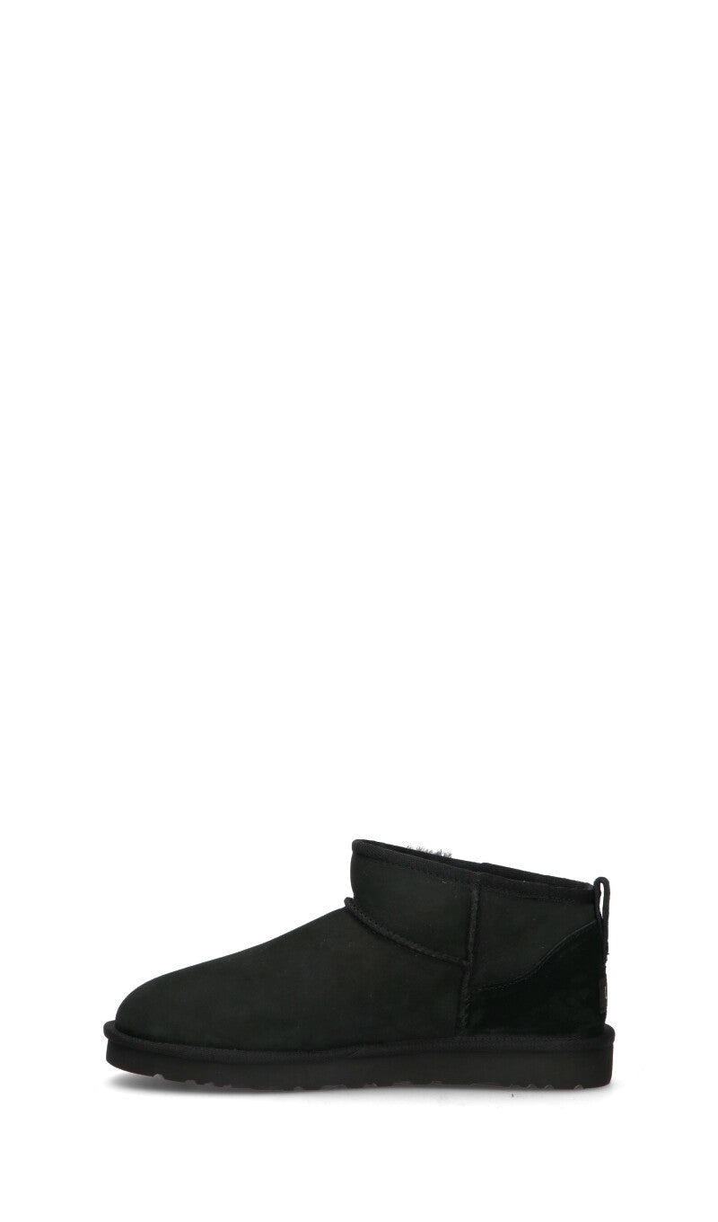 UGG - M CLASSIC ULTRA MINI Stivaletto pelo uomo nero in suede