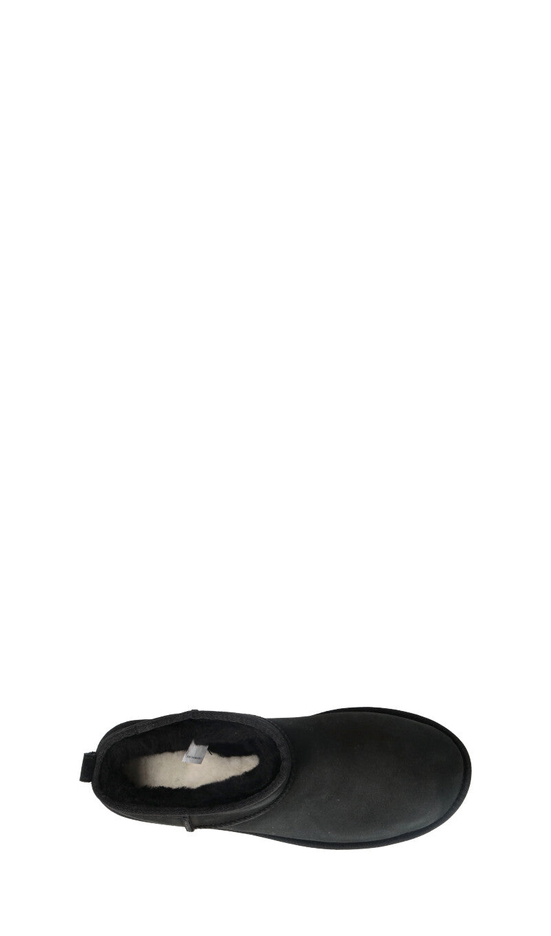 UGG - M CLASSIC ULTRA MINI Stivaletto pelo uomo nero in suede