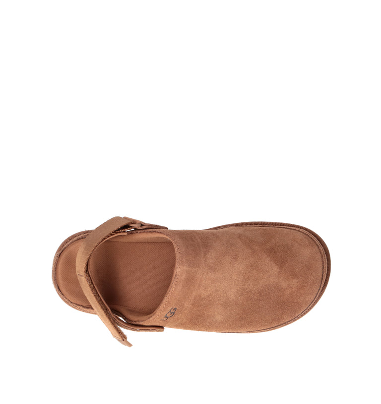 UGG W GOLDENSTAR CLOG Sabot donna chestnut in suede