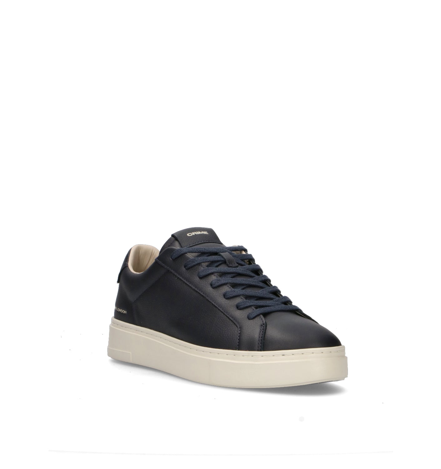 CRIME Sneaker uomo blu in pelle