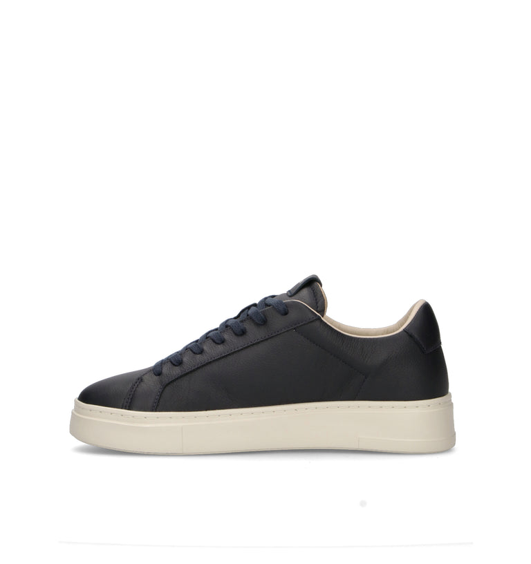 CRIME Sneaker uomo blu in pelle