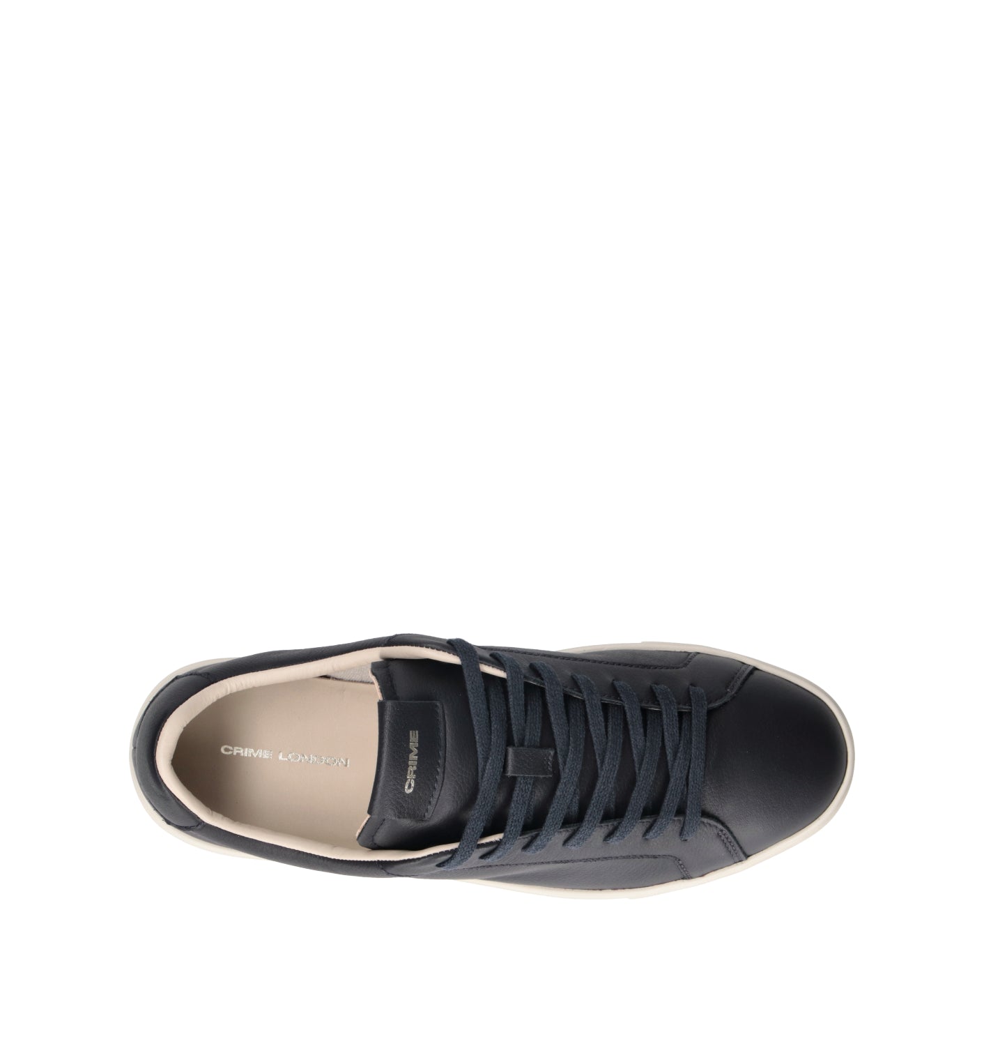 CRIME Sneaker uomo blu in pelle