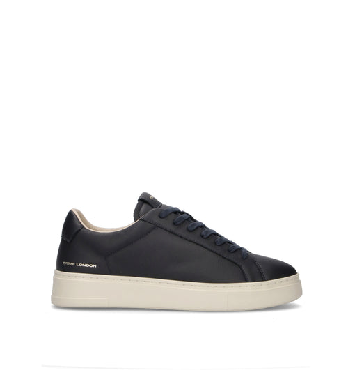 CRIME Sneaker uomo blu in pelle
