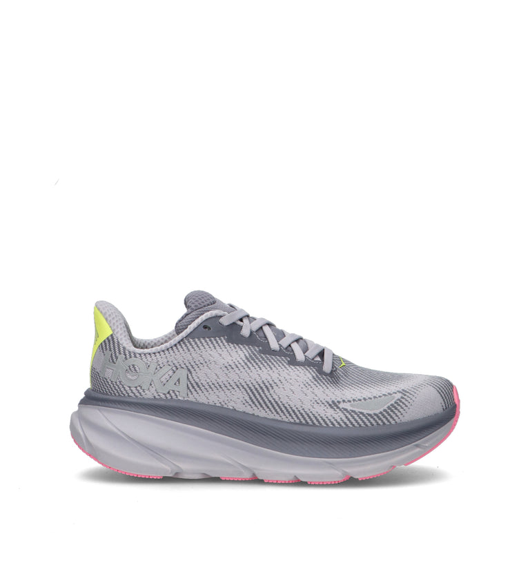 HOKA ONE ONE W CLIFTON 9 GTX Scarpa running donna grigia in gore-tex