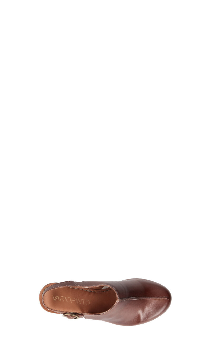 VARIOPINTO Slingback donna marrone in pelle